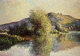 Claude Monet Famous Paintings - Isleets at Port-Villez